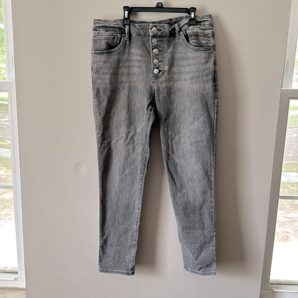 EXRESS MID RISE SKINNY JEANS